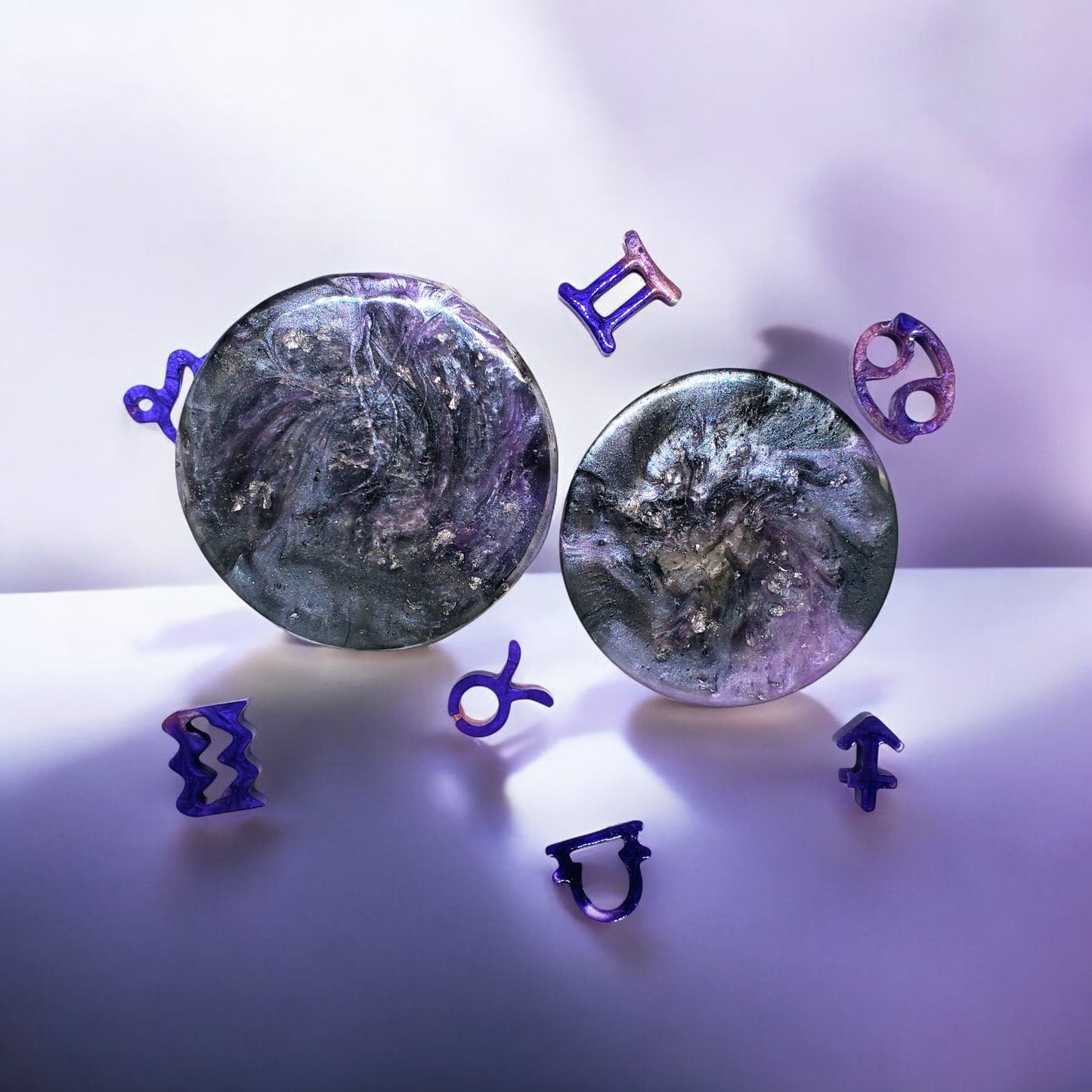 Seasoning Herb Grinder | Epoxy Grinders | Unique Kitchen Tools | Spice Herb Mixer | Two Piece Set | Grind Your Tea for maximum flavor