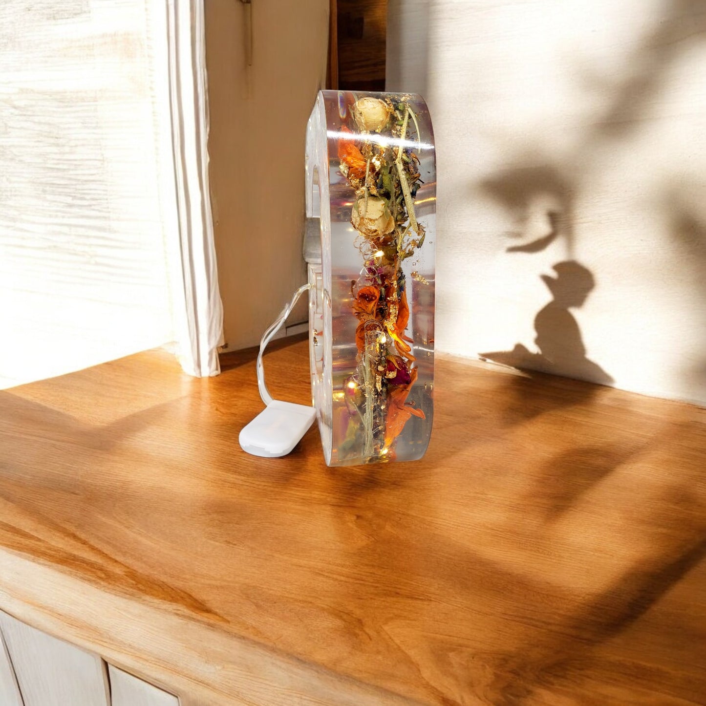 Custom Resin Letters, LED Letter, Dried Flowers, Ideas Bridesmaids Proposal, Light Up Letters, Pressed Flowers, 10 year wedding anniversary