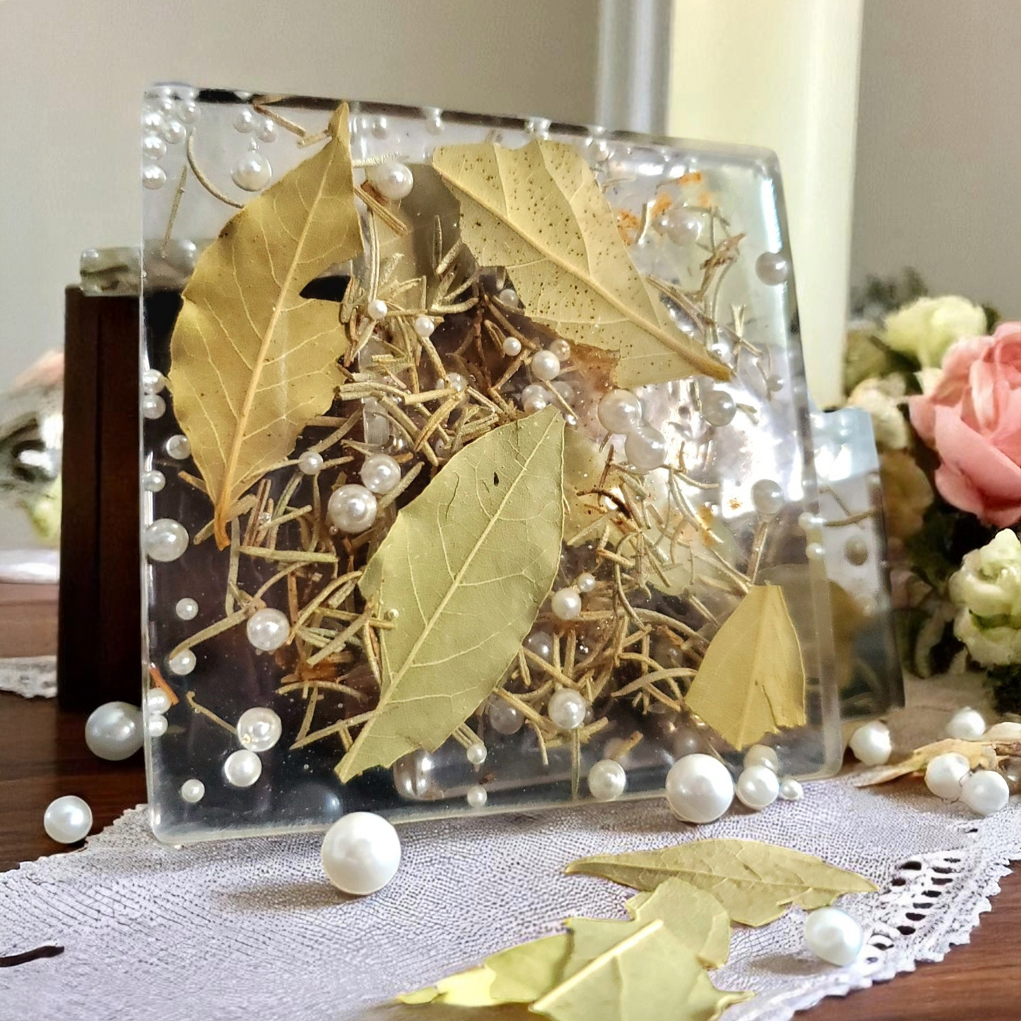 Custom Coasters | Pressed Flower Coaster | Housewarming Gift | Unique home decor | Personalized Gift