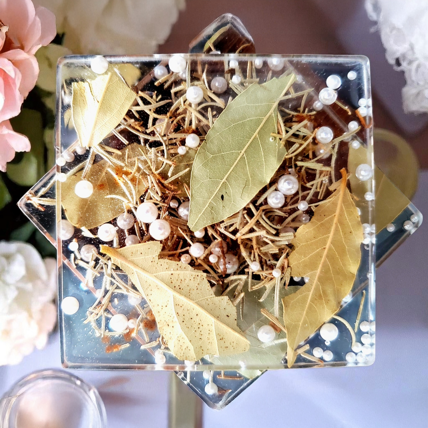 Custom Coasters | Pressed Flower Coaster | Housewarming Gift | Unique home decor | Personalized Gift