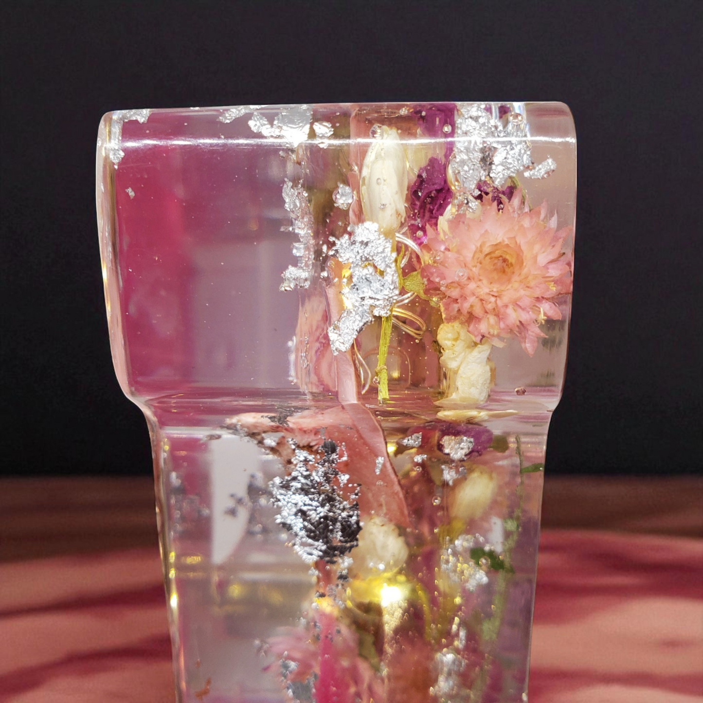 Custom LED Resin Letter | Real Dried Flowers, Personalized Floral Keepsake, Gift for bff, House Warming Decor | Boho Aesthetic, Made for You