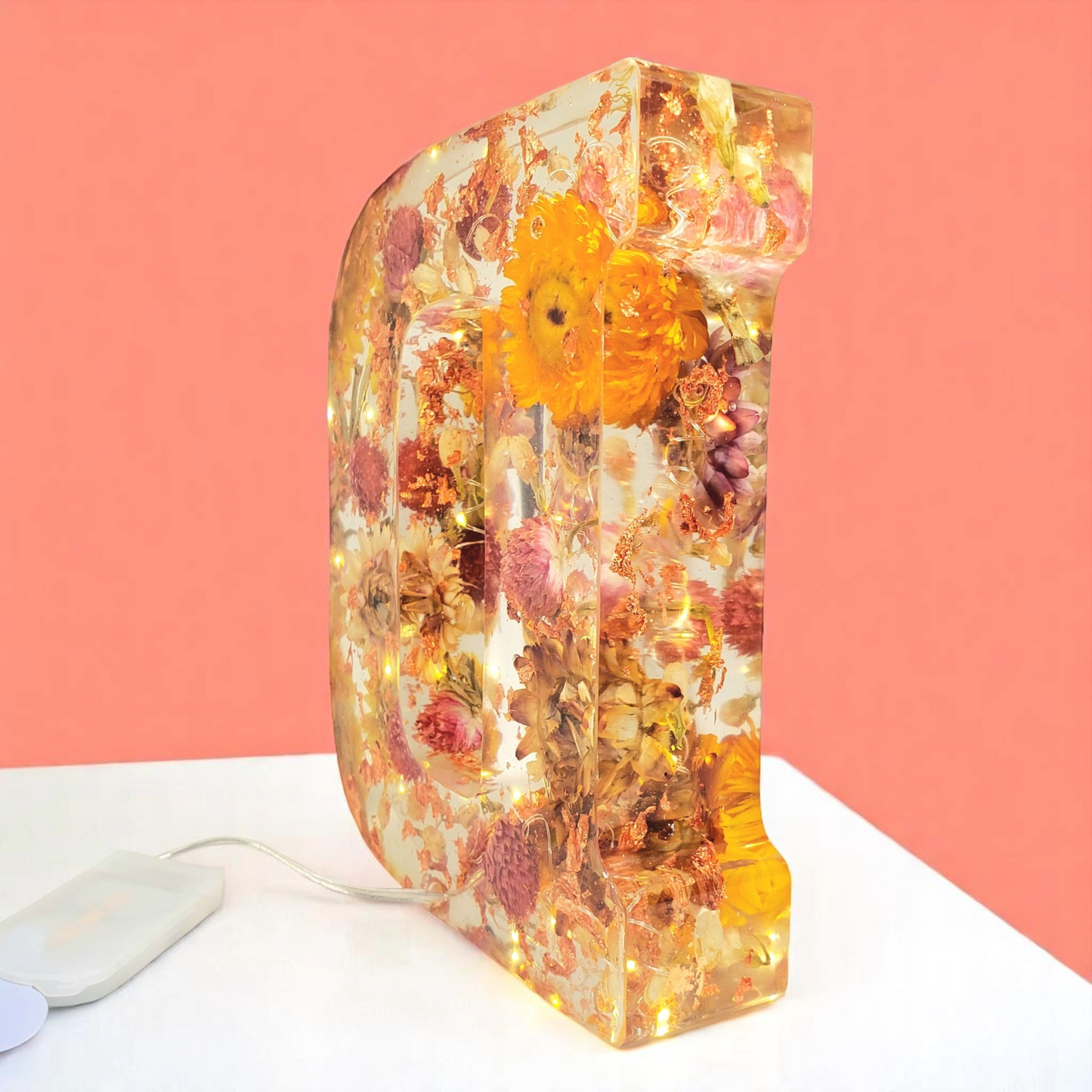 House Warming Gift Ideas | Light Up Letters | LED Letters | 1st Wedding Anniversary Gift | Ideas Bridesmaids Proposal | Flower Preservation