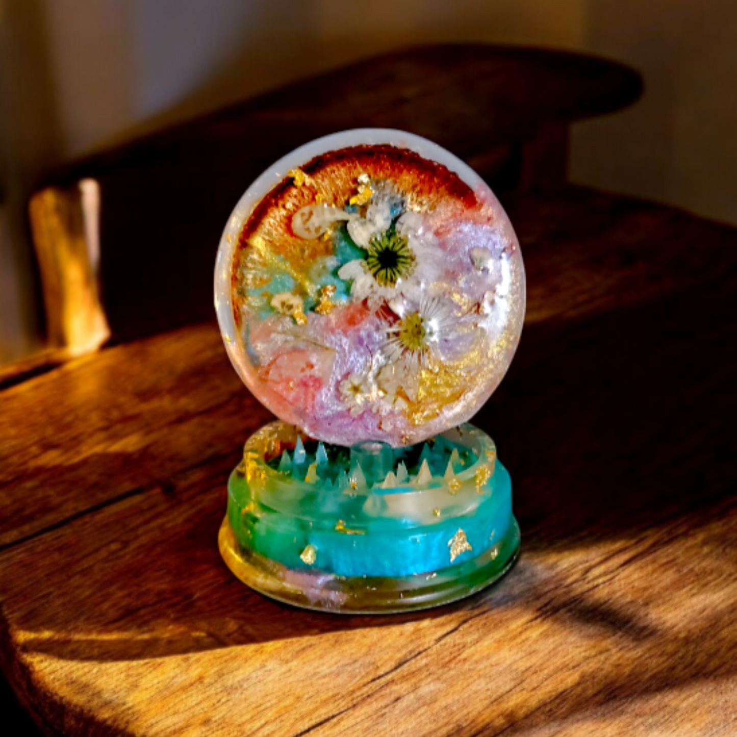 Herb Grinder | Epoxy Grinders | Custom Resin | Unique Kitchen Tools | Spice Herb Mixer | Two Piece Set | Grind Your Tea for maximum flavor